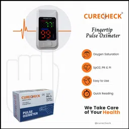 curecheck SO 811 Oxygen Saturation Monitor, Pulse Rate and SpO2 Level Oxygen Meter Pulse Oximeter image 3