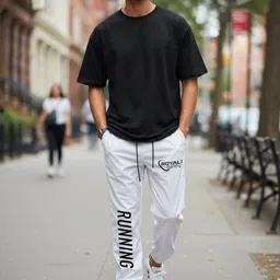 royal spin Men Solid Grey Track Pants-picture-17