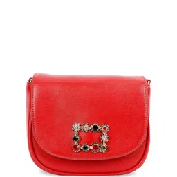 Carlton London Textured Structured Sling Bag-picture-35