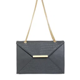 LEGAL BRIBE Textured Structured Sling Bag-image-33