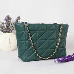MINI WESST Textured Structured Sling Bag With Quilted-picture-37