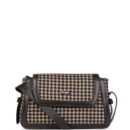 Berrylush Checked Structured Cotton Sling Bag image 3
