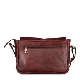 GENWAYNE Textured Leather Structured Sling Bag image 3