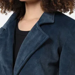 Campus Sutra Single Breasted Longline Overcoat image 3