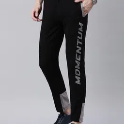 DIXCY SCOTT Men Printed Mid-Rise Track Pants image 4