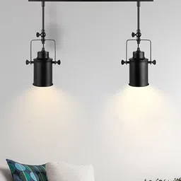Homesake Industrial Black Track Lighting Metal Ceiling Lamps-picture-33
