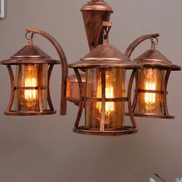 Homesake Copper Oil Rubbed Antique Vintage Chandelier Ceiling Lamp-picture-12