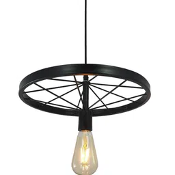 AXUTUM Black Iron Hanging Ceiling Lamps image 4