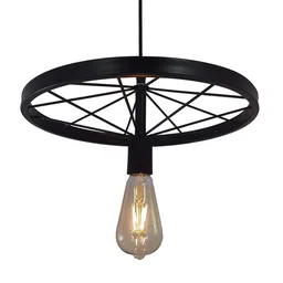 AXUTUM Black Iron Hanging Ceiling Lamps image 3