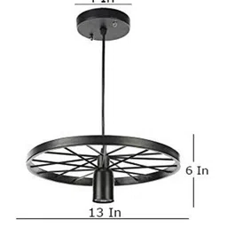 AXUTUM Black Iron Hanging Ceiling Lamps image 2