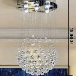 crysta world White Textured Ceiling Lamp image 2