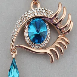 UNIVERSITY TRENDZ Gold-Plated Evil-Eye Pendant With Chain image 5