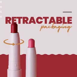 MARS Poppins Matte Crayon Lipstick-1.3g Each-ApricotLove-DrippingSyrup-FoxyRed-PinkPicnic image 3