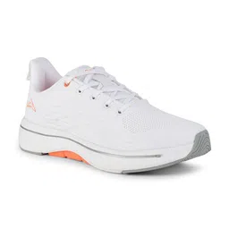 JQR Men A-one White Mesh Running Shoes image 1