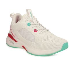 Campus Women Off White Mesh Running Shoes-picture-0
