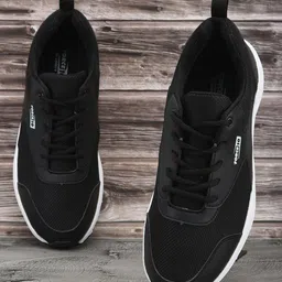 Liberty Men Black Mesh Walking Non-Marking Shoes-picture-41