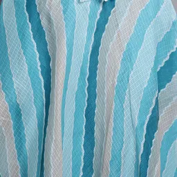 SOUNDARYA Striped Cotton Flared Maxi Skirt image 5
