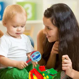 WEMBLEY Kids Green & Yellow Solid Prince Frog Pull Along Toy-image-47