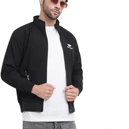 skyrow Men Solid Casual Jacket image 5