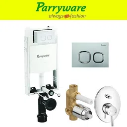 parryware Half Frame Concealed Cistern, with divater body upper part set of 1 pic 345 Dual Flush Tank-picture-21