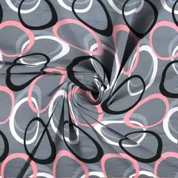 rb febrex Microfiber King Fitted (Elastic) 220 TC Floral Bedsheet image 4