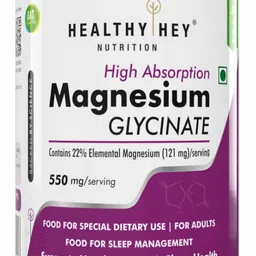 healthyhey nutrition Magnesium Glycinate High Absorption for Sleep, Cramps, & Nerves Health-picture-13