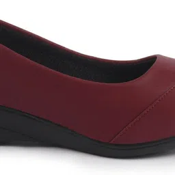 fausto Wedge Heel Slip-On Ballerina Shoes|Elegant Work Flats|Formal Shoes Slip On For Women image 5