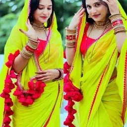 ellesti fab Self Design Bollywood Georgette Saree-picture-28