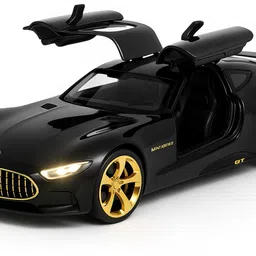 crezor toys Mercedes Vision AMG GT Future Model Car - Exclusive Alloy Metal Pullback Toy image 1