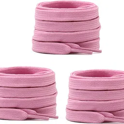 XERUS Shoe lace Light Pink flat 120cm shoe laces for Baby Pink canvas sneakers shoes Shoe Lace-image-71