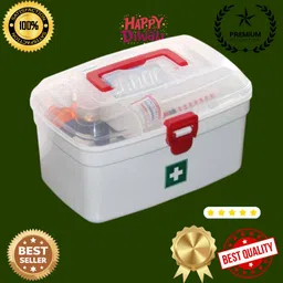 evara international Rectangular Medicine Box, Medical Box, First aid Box,Multi Purpose Box_K65 First Aid Kit-picture-20