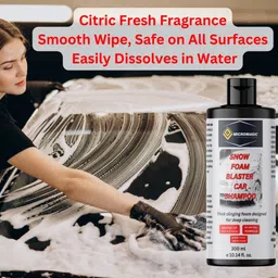micromagic Snow Foam Car Shampoo Concentrate- pH Neutral, Thick foam, Deep Cleaning Formula Car Washing Liquid image 5