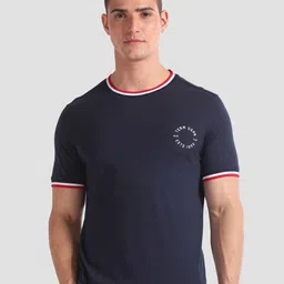 U.S. Polo Assn. Essential Pack Of 2 Striped Neck Cotton Lounge T-Shirts image 2