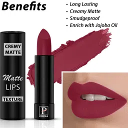 PERPAA Set Of 2 Cremy Matte Long Stay Lipstick 3.5g Each - Rust Orange 73 - Candy Pink 87 image 4