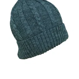 Gajraj Unisex Grey Melange Caps image 4