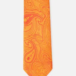 Van Heusen Men Orange Printed Ascot Tie-picture-20