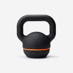 domyos Gym Kettlebell 16 Kg Black Orange-picture-28