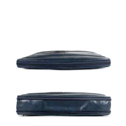 THE CLOWNFISH Unisex Blue Messenger Bag image 5