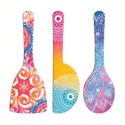 CVANU Pink & Blue 3 Pcs Printed Hanging Wall Decors-picture-19