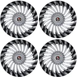 origin paradise Silver Black Wheel Cover/Cap for All Cars, Car Wheel Cover Wheel Cover For Maruti Wagon R LXI image 3