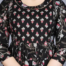 rs creations Women Floral Print Viscose Rayon Anarkali Kurta image 4