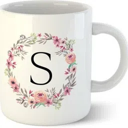 shreenkraft Name Letter Alphabet S Printed Coffee Cup , Gifts for Brother, Sister, Friends, Father, Mother, Grand Father, Grand Mother, Girlfriend, Lovers and Gift For Valentine's day, Anniversary Who's Name With Start "S" Daily Uses-019 Ceramic Coffee Mug-picture-28