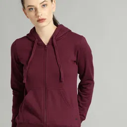 roadster Women Full Sleeve Solid Hooded Sweatshirt-picture-19