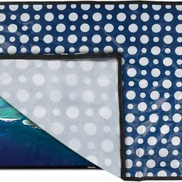 KUBER INDUSTRIES PVC Dot Print Waterproof & Dustproof TV Cover, for 30 cm Dot Print- 54KM04289-picture-23