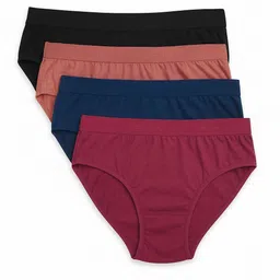 reliable Pack of 4 Women Hipster Multicolor Panty image 1
