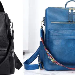 spinsell Medium 24 L Backpack Backpack Purse for Women Convertible Travel Vintage Leather backpack-picture-31