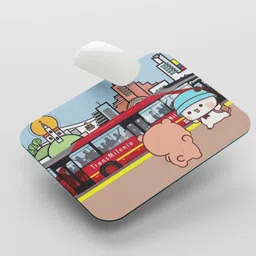 UNIARAWALAS Non-Slip Brain ,DUDU BUBU Cartoon MPM-167 Non Slip Base Mousepad-picture-17