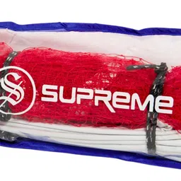 supreme Badminton Net Nylon For Regular Play 4 Side Tape(Pack Of 1) Badminton Net-picture-17