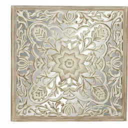 VAS collection home Grey & Yellow Textured Wood Wall Hangings-image-57