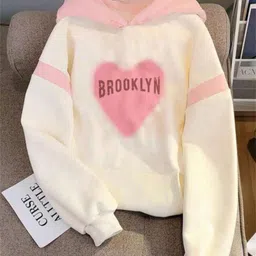 bartus Women Full Sleeve Printed Hooded Sweatshirt image 1